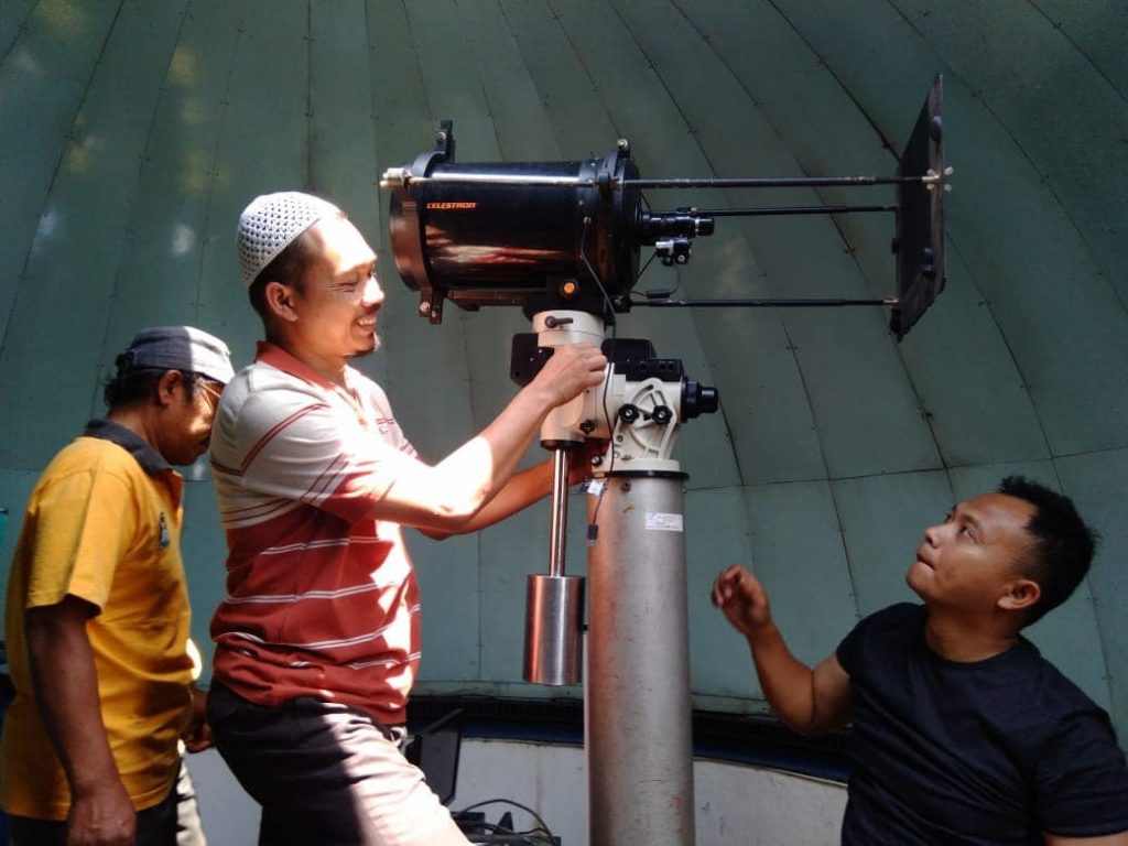 Pemasangan Mounting iOptron @ LAPAN TANJUNGSARI - SUMEDANG